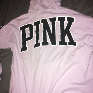 PINK hoodie size LG